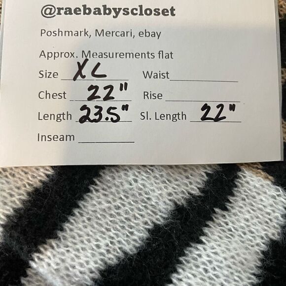 Absolutely Famous Multicolor Animal Print V-Neck Pullover Sweater Size XL NWT - Picture 5 of 9